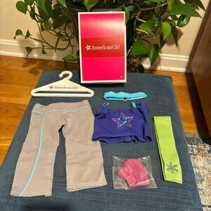 American Girl Doll Mia retired practice outfit skating BNIB